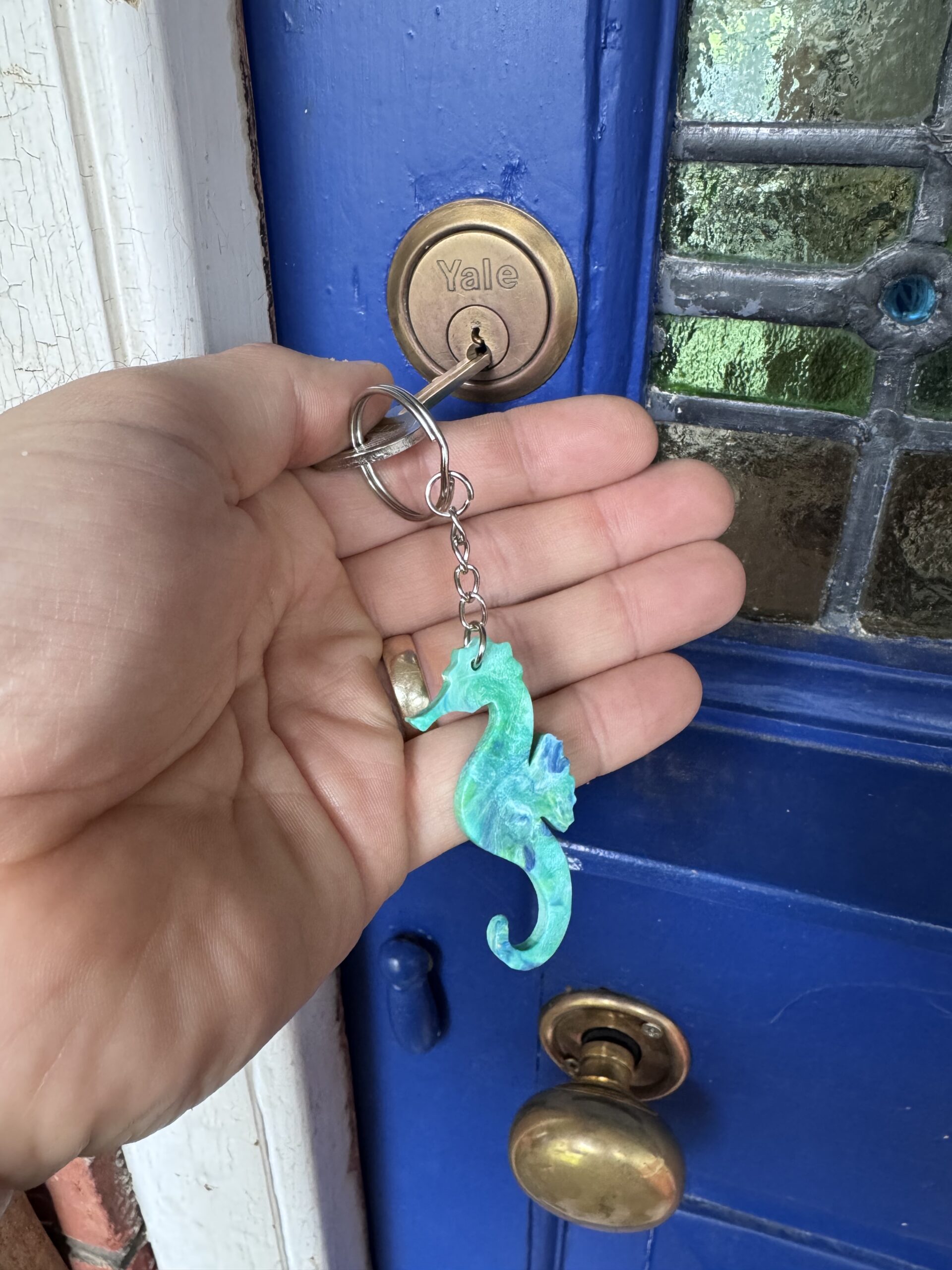 Seahorse Keyring