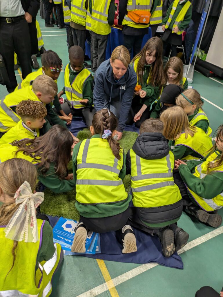 Kate and School Children